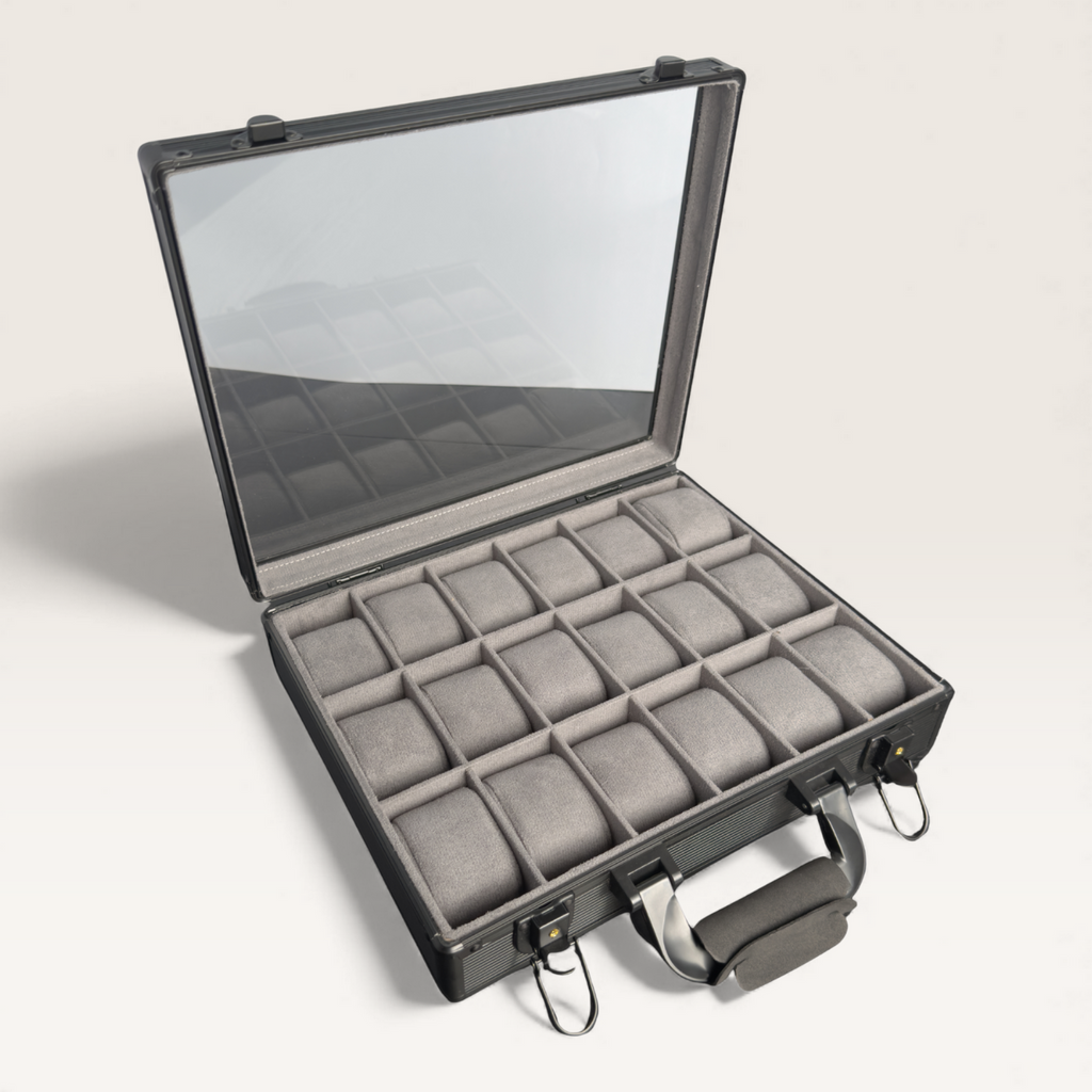 Coffret Vitrine Noir & Gris