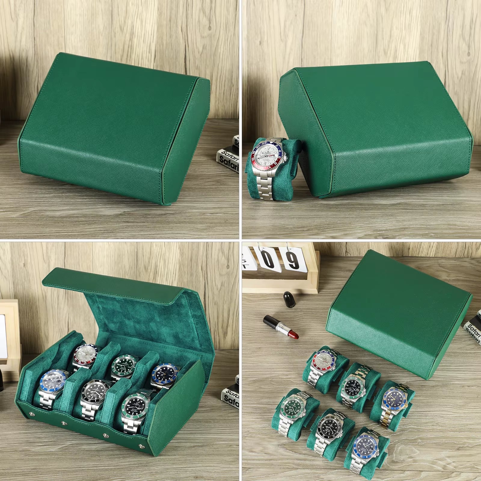 Estuche hexágonal de viaje 