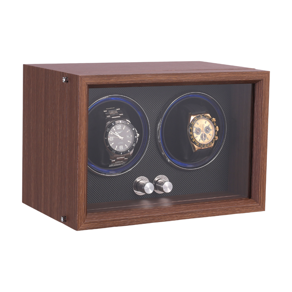 Caja giratoria automática para relojes – 2 espacios